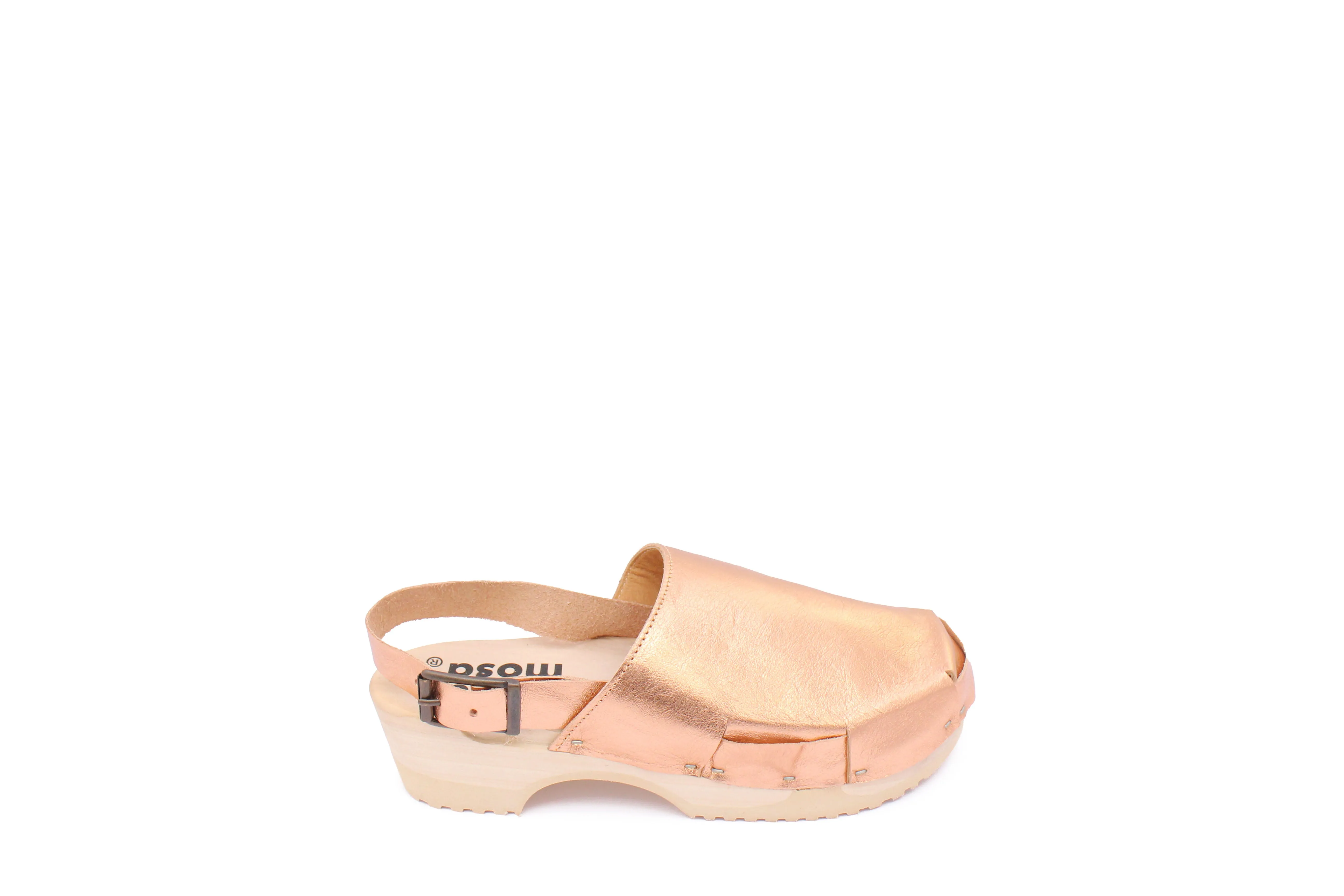 DONAU CLOG STRAP METALLIC COPPER