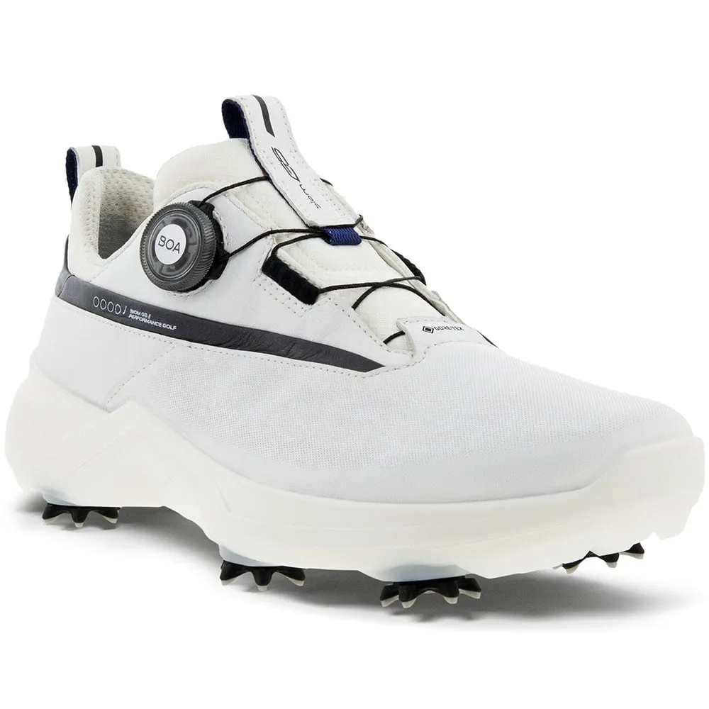 ECCO Biom G5 BOA Waterproof Spiked Shoes - White/Black