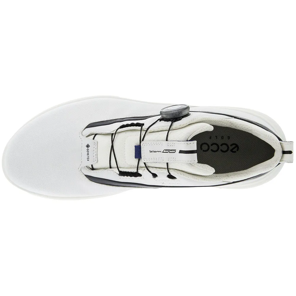 ECCO Biom G5 BOA Waterproof Spiked Shoes - White/Black