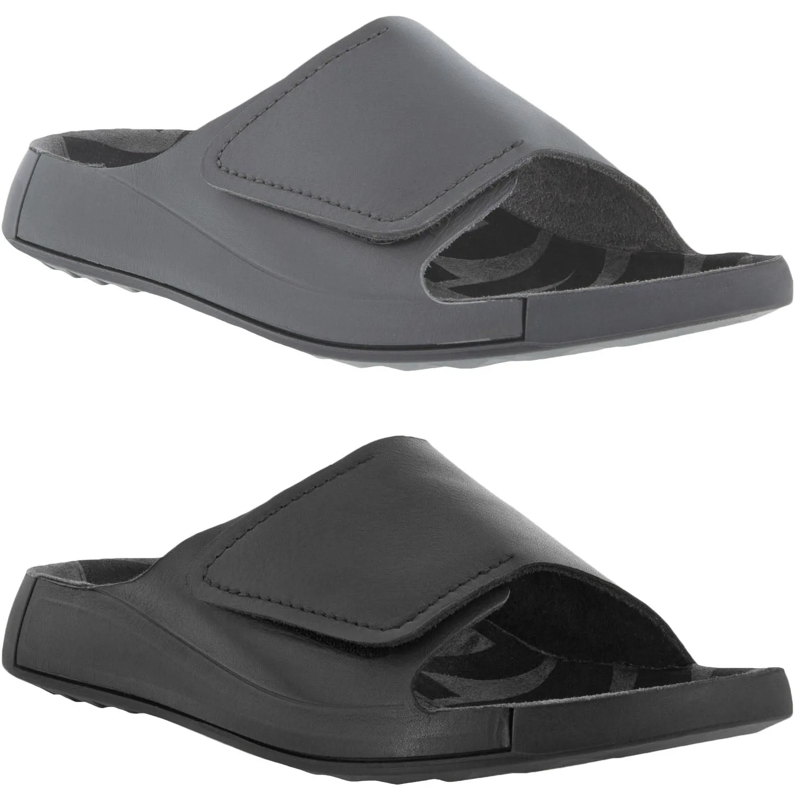 ECCO Mens 2ND Cozmo Leather Sliders