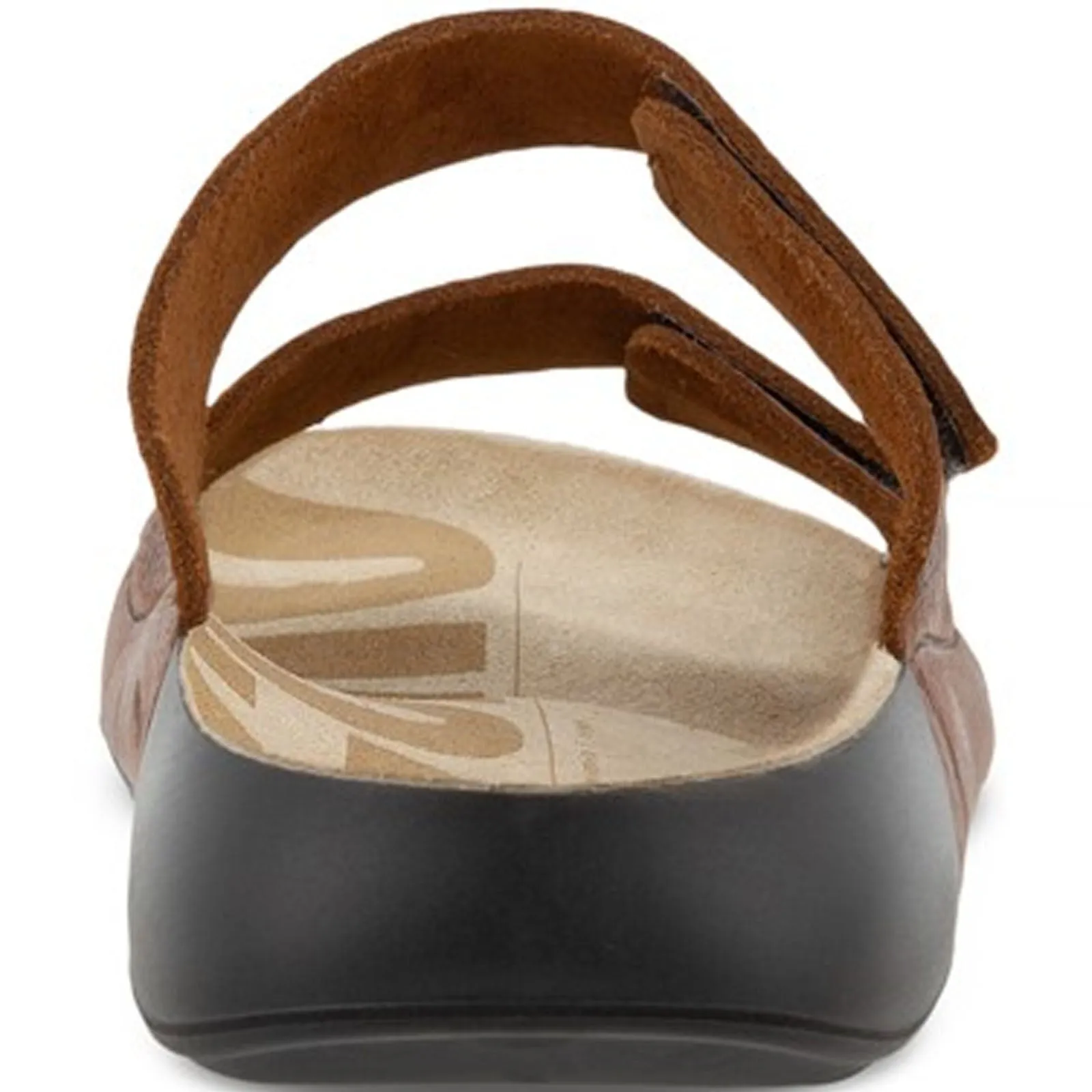 ECCO Womens Cozmo Flat Leather Sandals