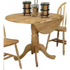 ElegantLeaf Pedestal Table