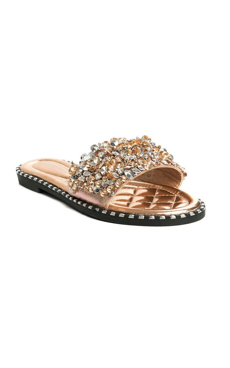 Embellished Open Toe Sandals