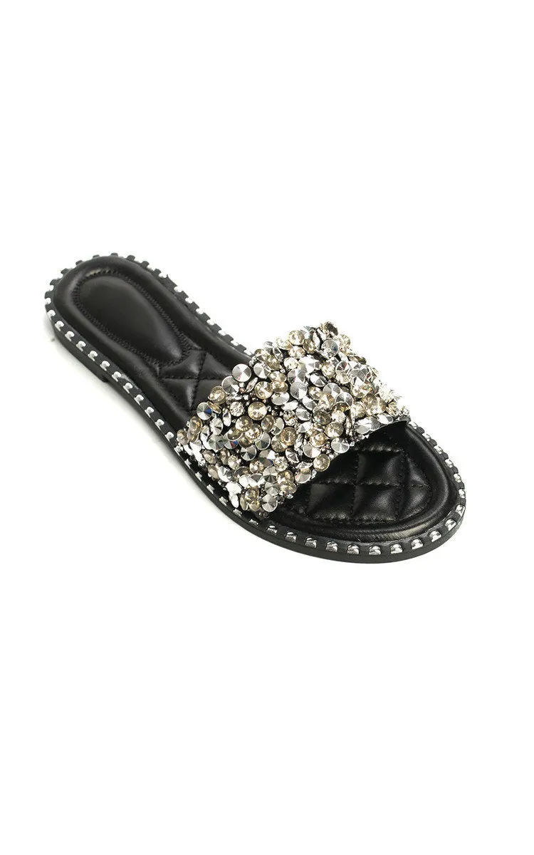 Embellished Open Toe Sandals