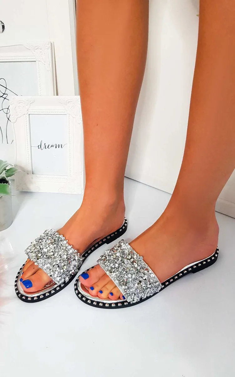 Embellished Open Toe Sandals