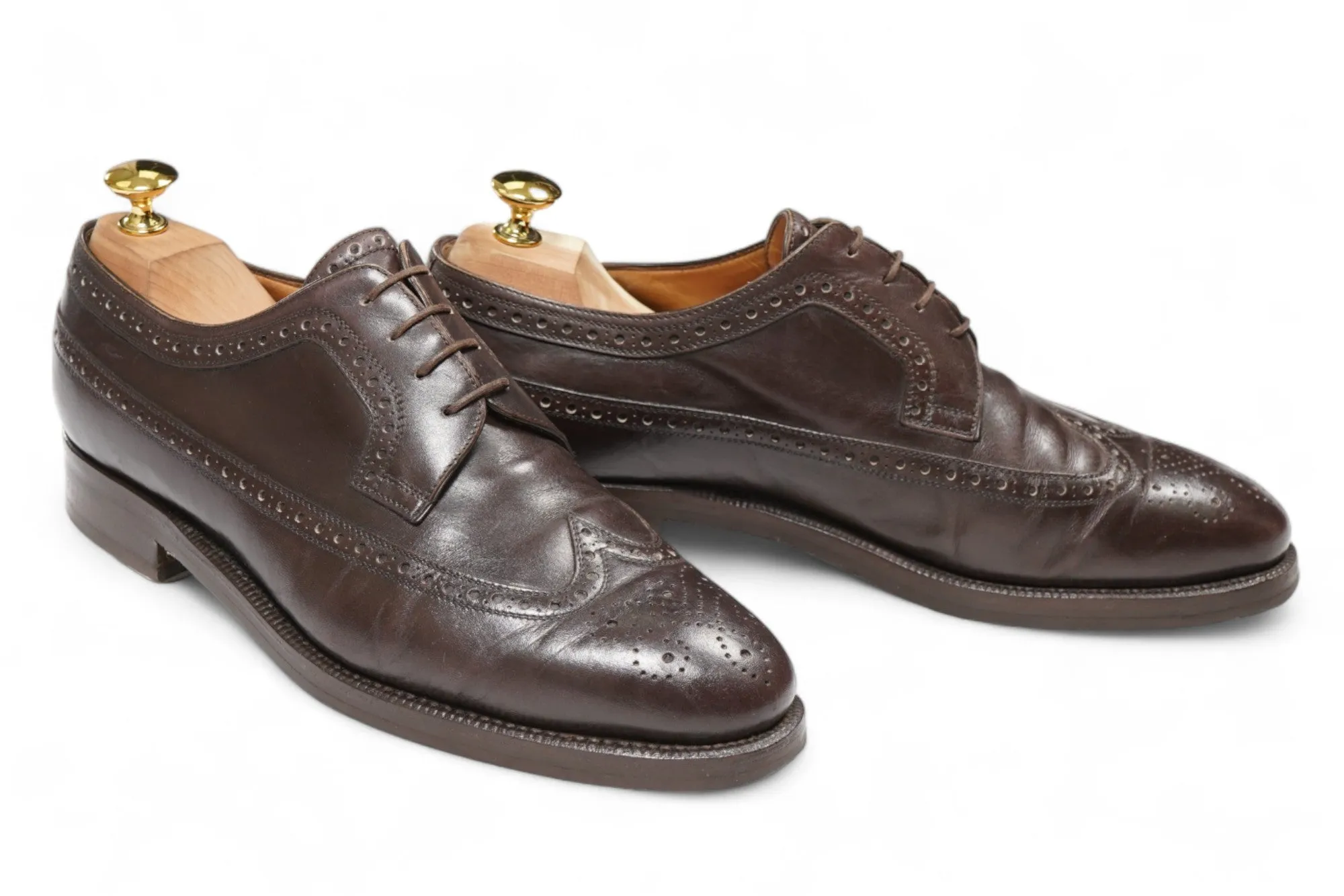 Enzo Bonafè - Dark Brown Calf Wingtip Brogues UK 9 / EU 43