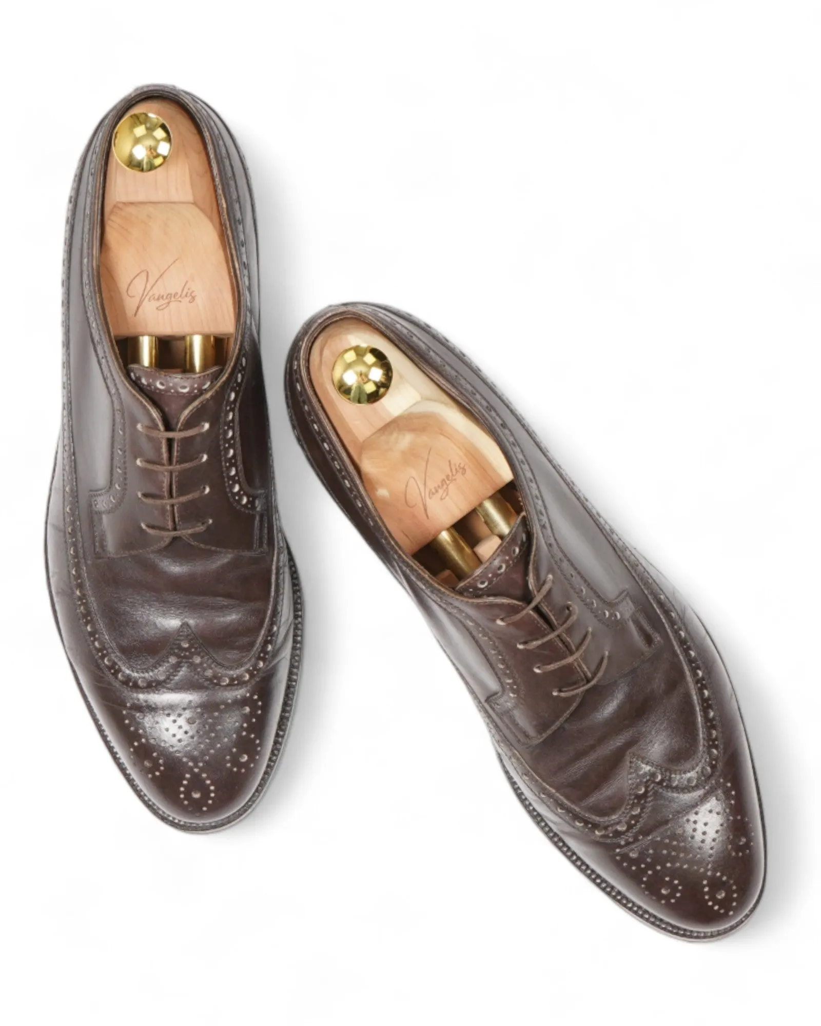 Enzo Bonafè - Dark Brown Calf Wingtip Brogues UK 9 / EU 43