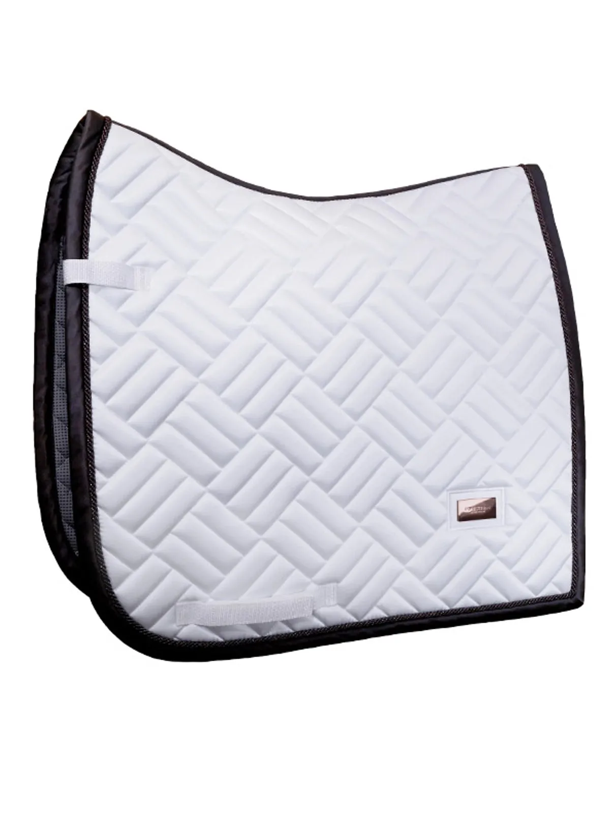 EQUESTRIAN STOCKHOLM  MODERN WHITE MOONLESS NIGHT DRESSAGE  PAD