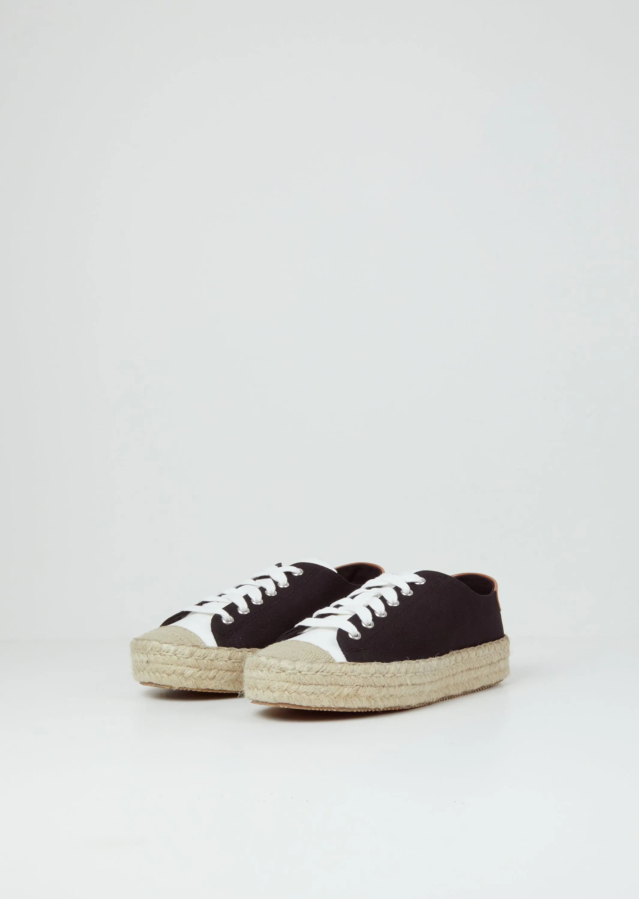 Espadrille Trainer — Black