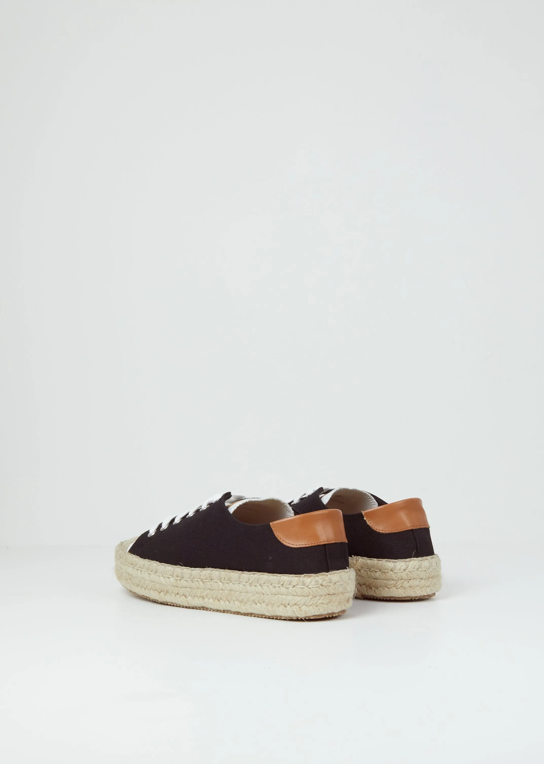 Espadrille Trainer — Black