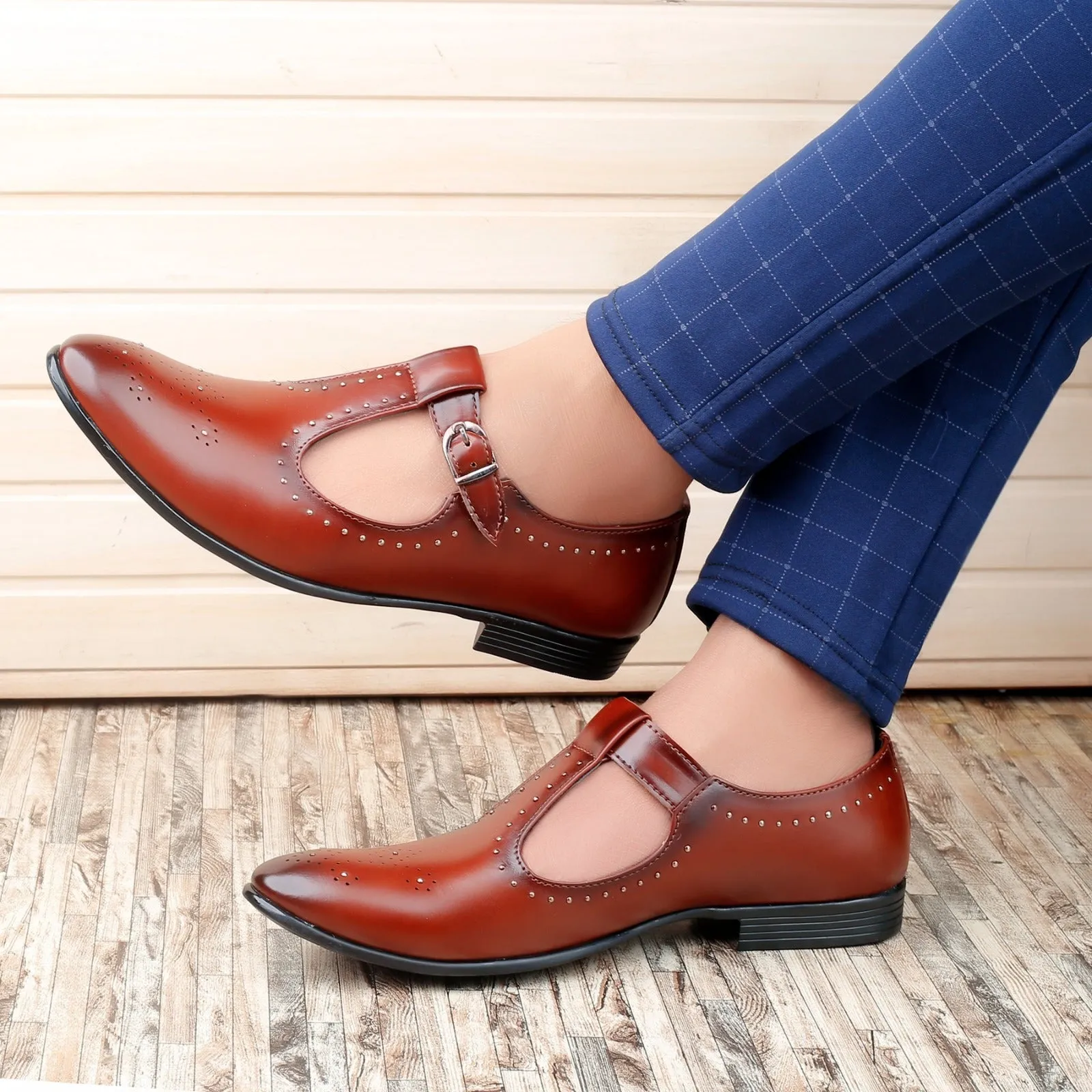 Fashion Suede Peshawari Shoes For Party Wear And Casual Wear-JonasParamount