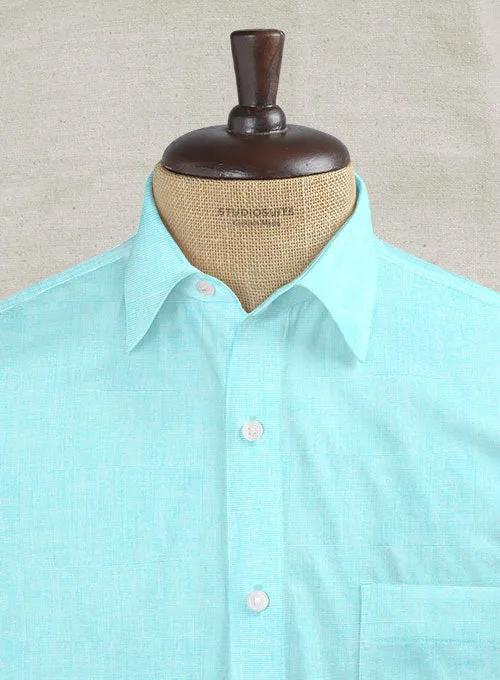 Filafil Poplene Aqua Blue Shirt