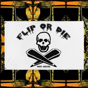 Flip or Die White Flag