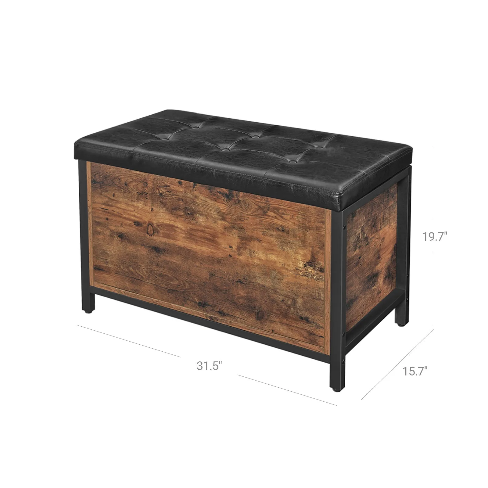 Flip Top Storage Ottoman