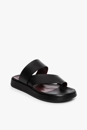 FLY FLATFORM SANDAL | BLACK