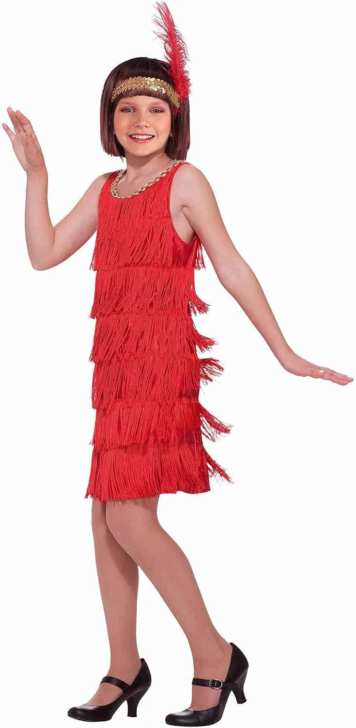 Forum Novelties Red Girl Flapper Costume