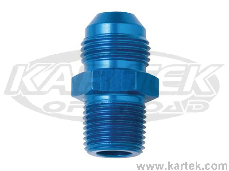 Fragola 10mm-1.0 Thread To AN -4 Blue Anodized Aluminum AN Metric Adapter Fittings