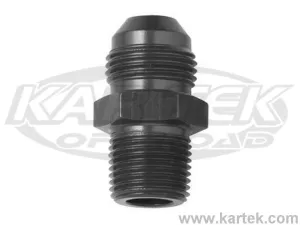 Fragola 10mm-1.0 Thread To AN -6 Black Anodized Aluminum AN Metric Adapter Fittings