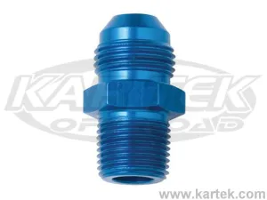 Fragola 12mm-1.25 Thread To AN -4 Blue Anodized Aluminum AN Metric Adapter Fittings