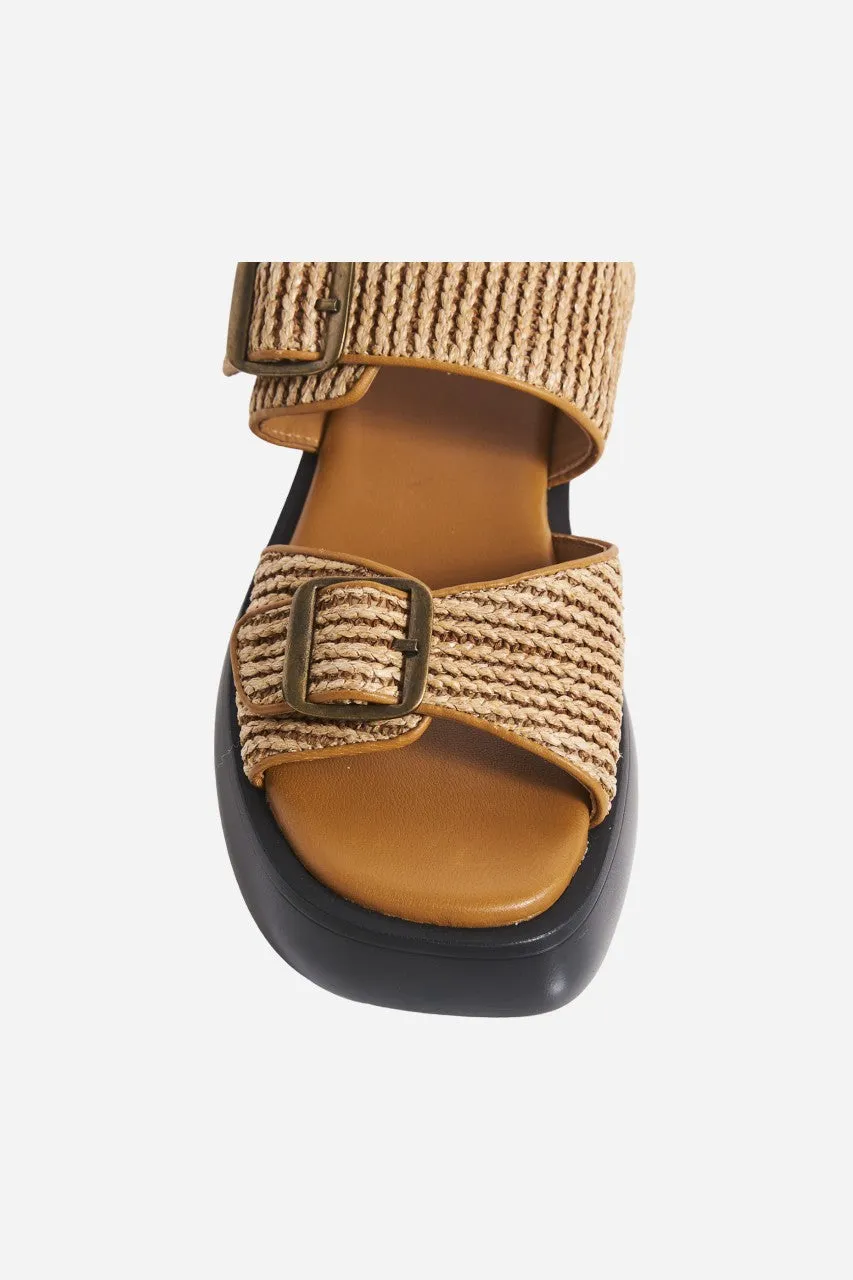 Free People Shoes Mandi Weave Sandals in Natural