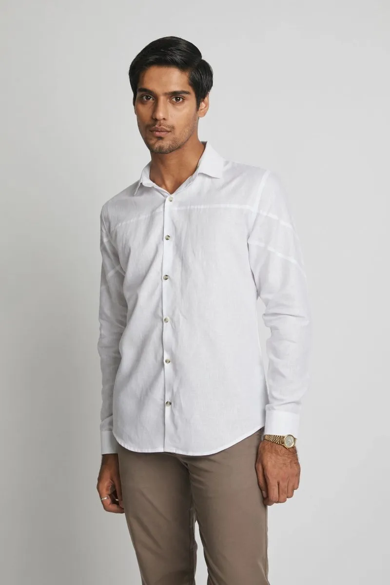 Galaxy Seam Shirt White