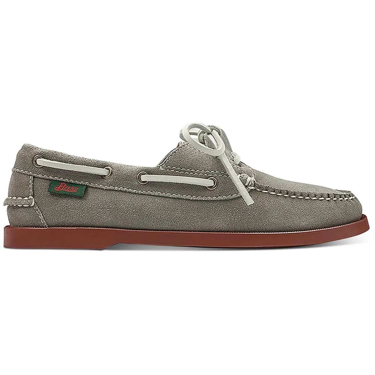 G.H. Bass & Co. Womens Hampton Boat Solid Slip On Boat Shoes