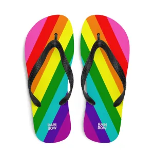 Gilbert Baker Original Pride Flag Flip-Flops