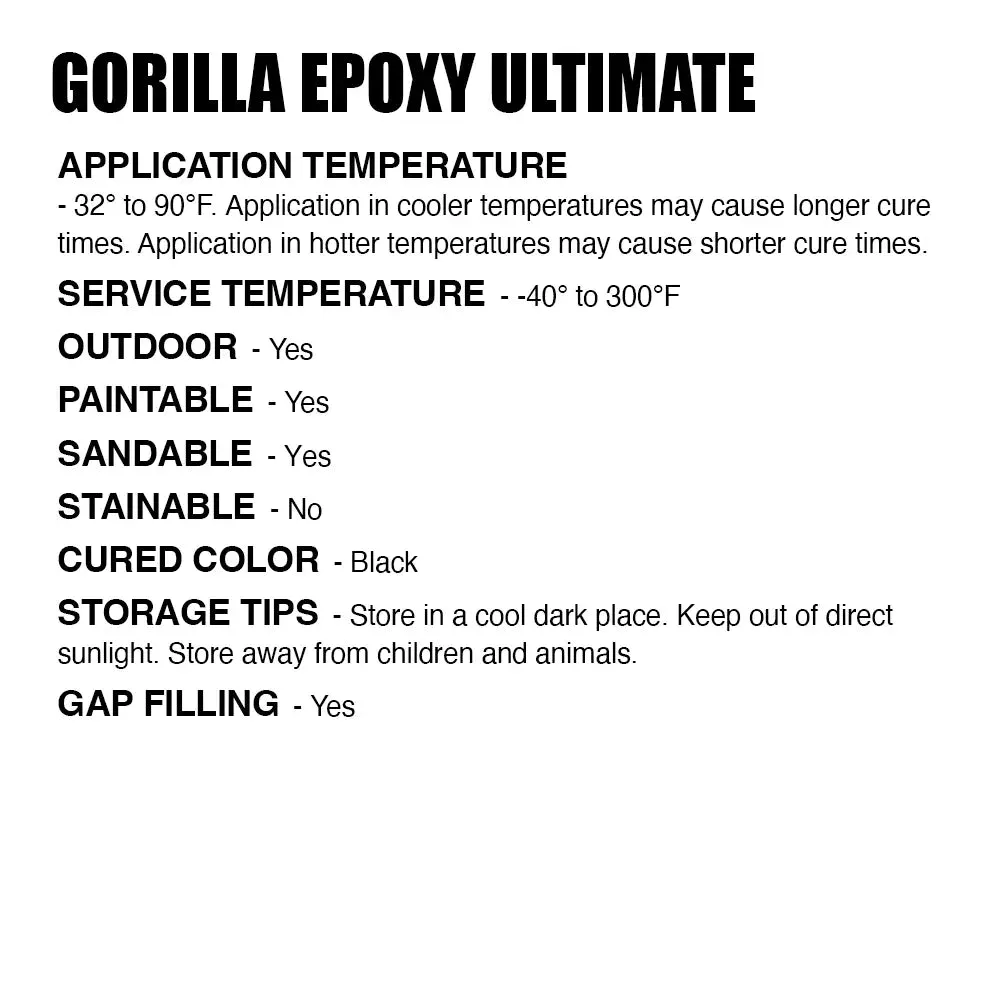 Gorilla Epoxy Ultimate