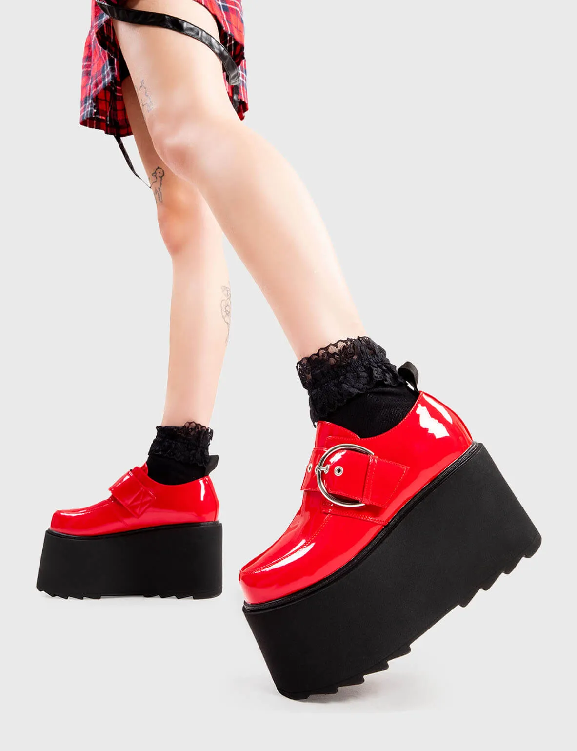 Grounded Chunky Platform Shoes