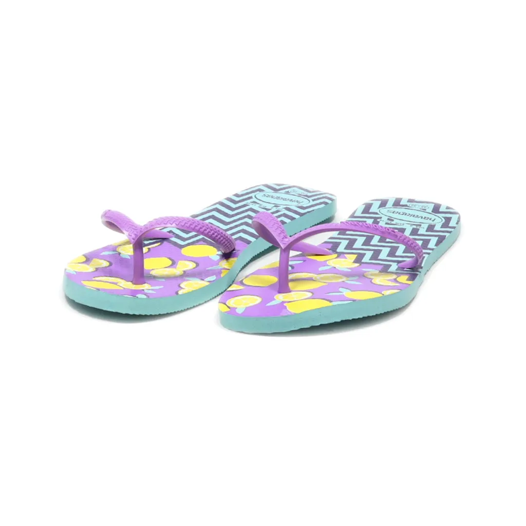 Havaianas Flip Flops Rubber Purple Colour For Women