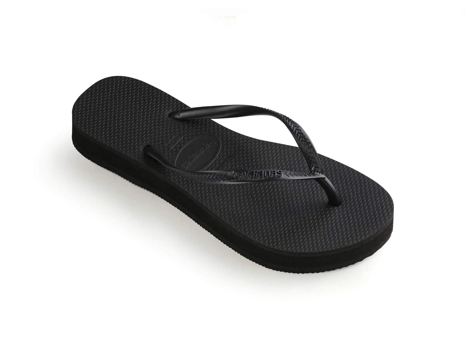 Havaianas Slim Flatform Flip-Flop Sandal, black