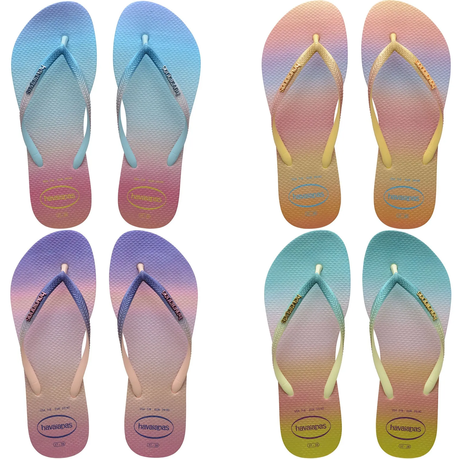 Havaianas Slim Gradient Sunset Flip Flops