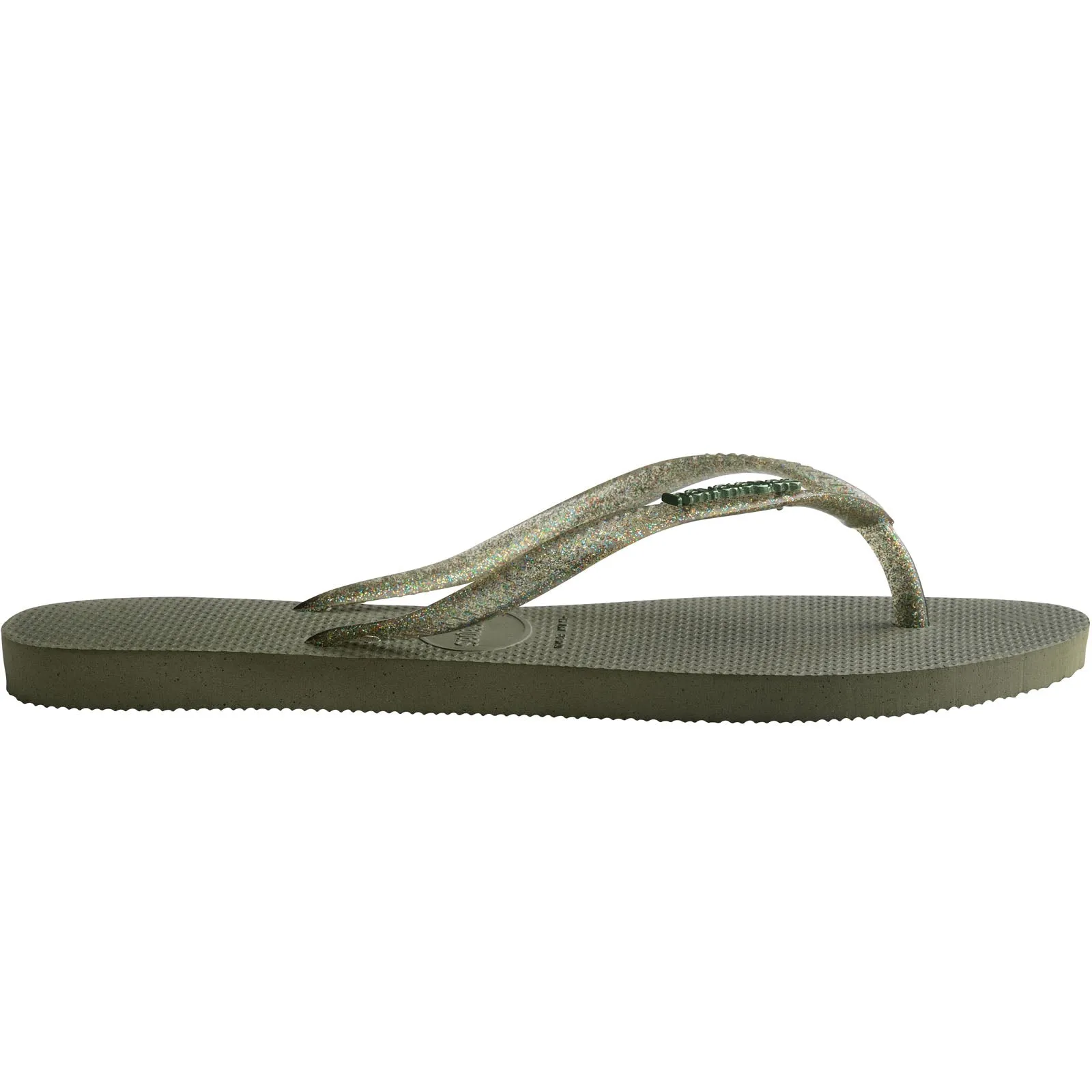 Havaianas Slim Logo Metallic Flip Flops