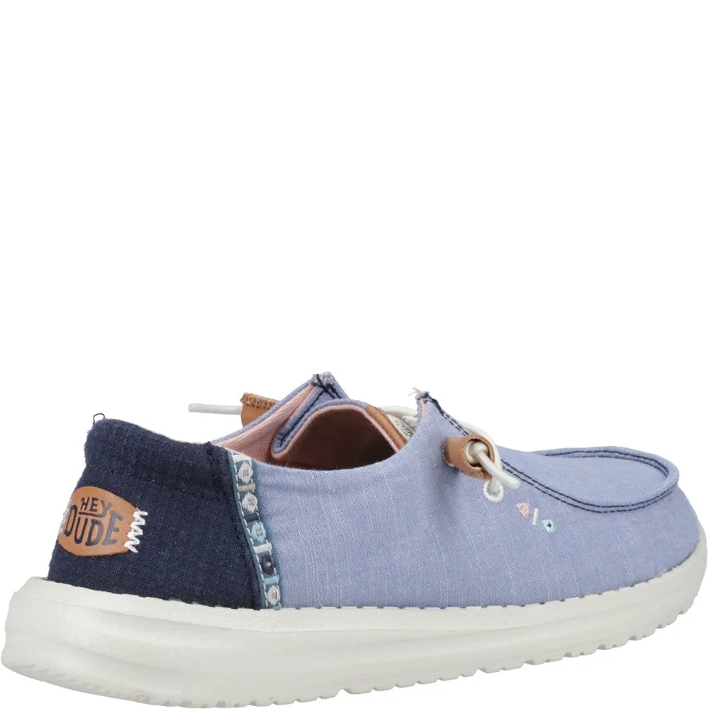 HEYDUDE Wendy Chambray Boho Shoe