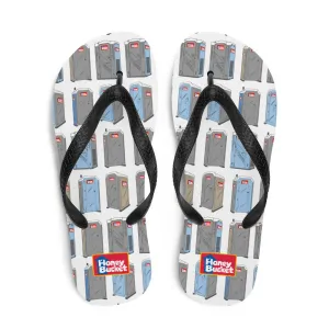 Honey Bucket Pattern Flip-Flops