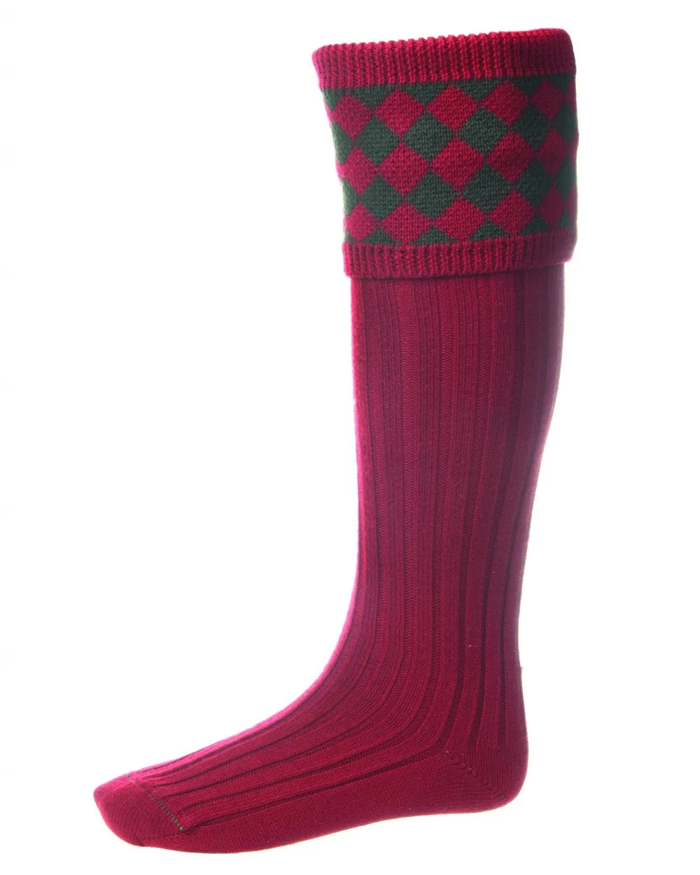 House of Cheviot Chessboard Socks