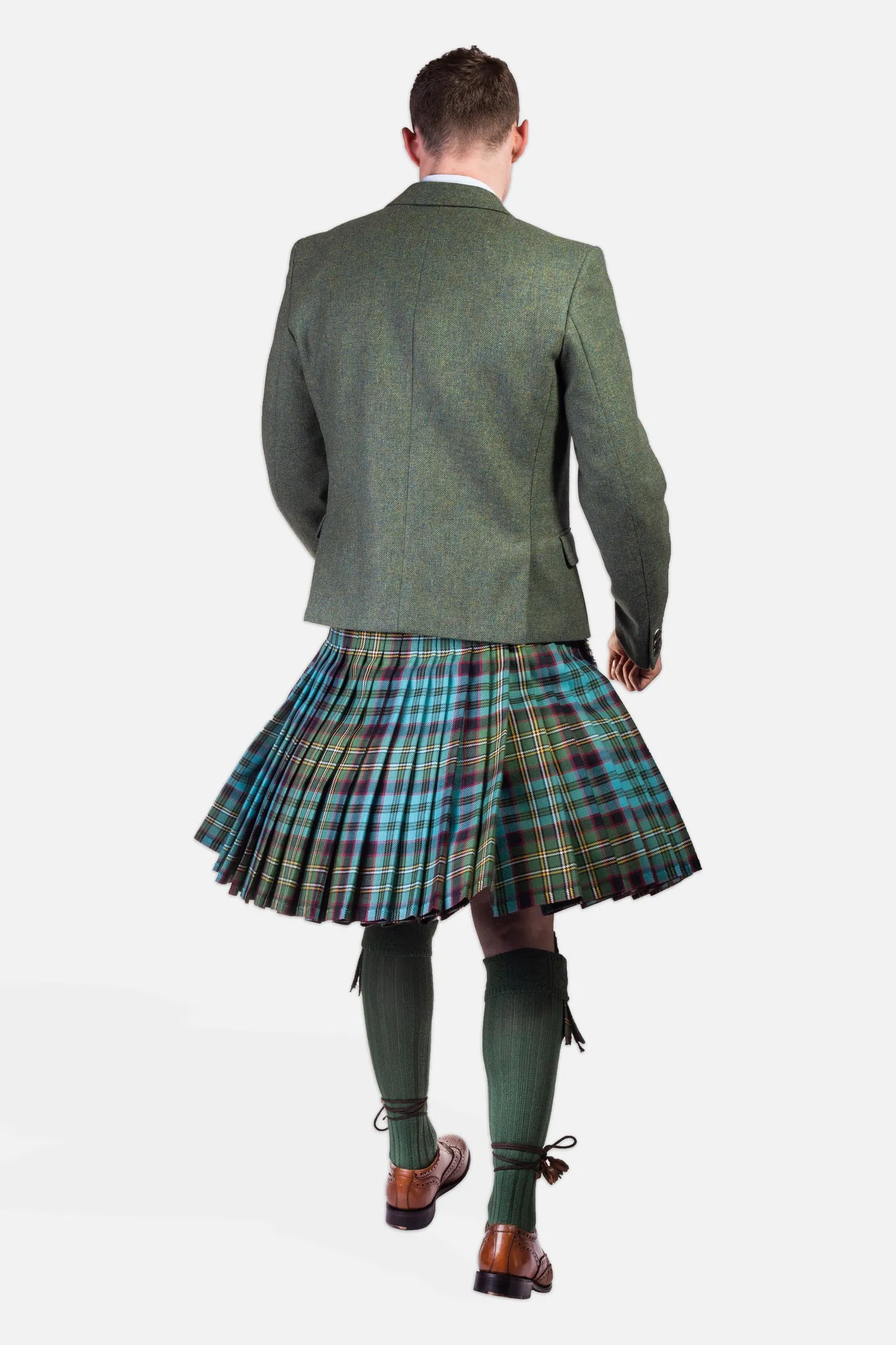 Hunting Nicolson Muted / Lovat Green Tweed Kilt Hire Outfit