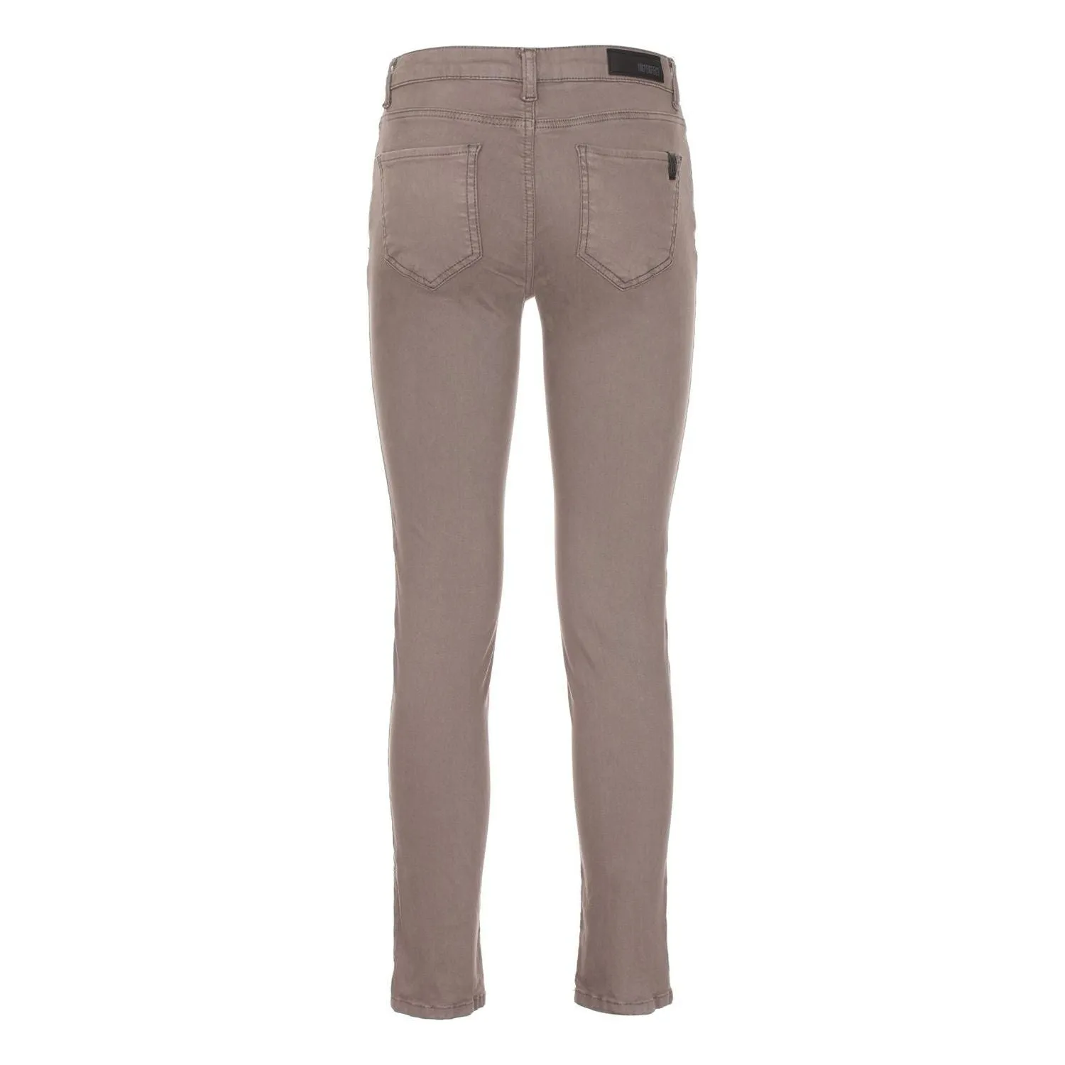 Imperfect Impeccable Gray Cotton Stretch Pants