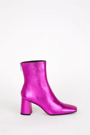 Intentionally Blank Tabatha Heeled Booties in Acid Combo