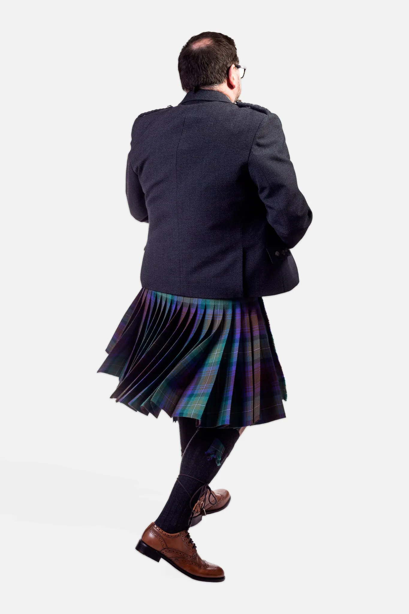 Isle of Skye / Charcoal Holyrood Kilt Hire Outfit