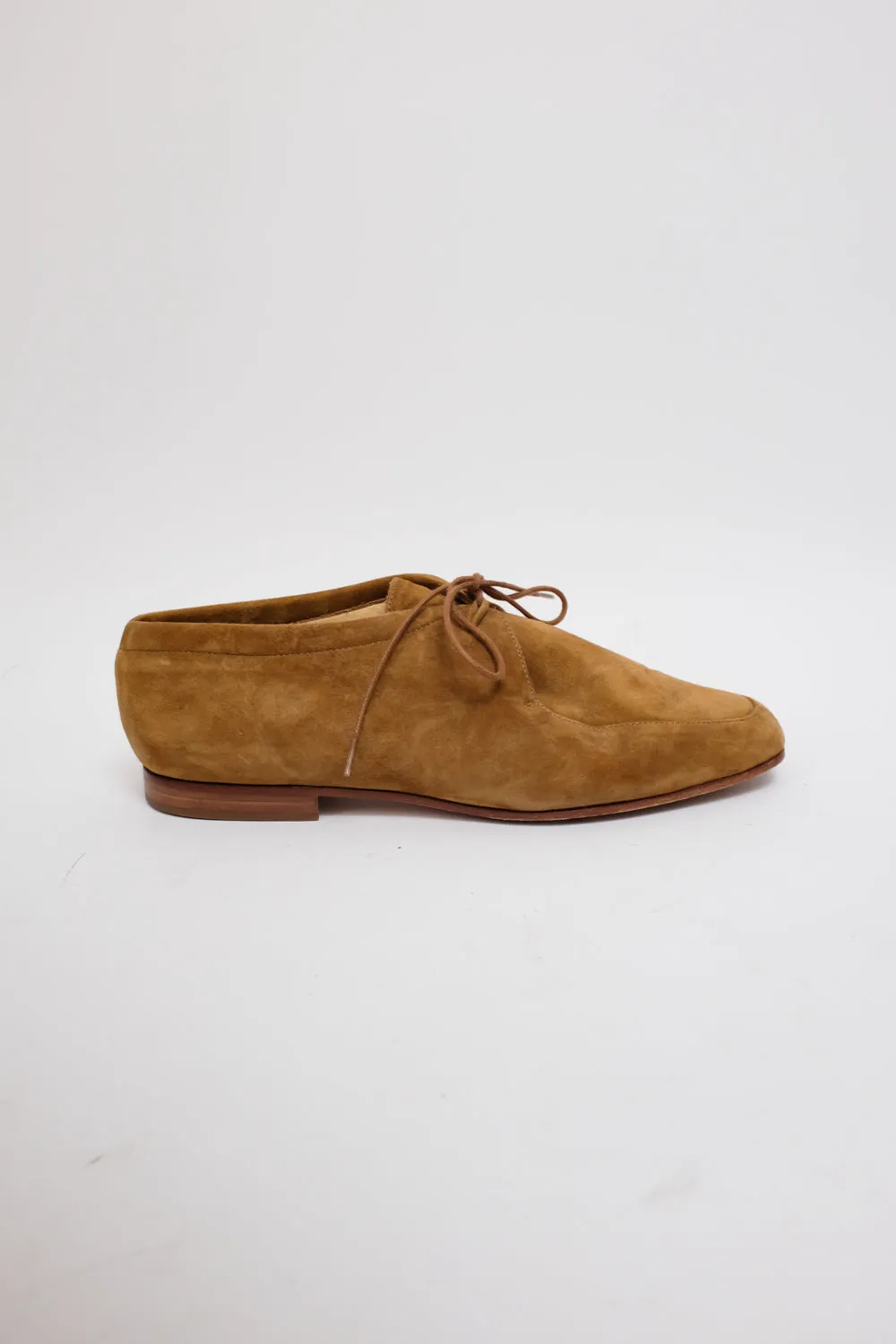 ITALY CAMEL SUEDE LACE UP BROGUES 39