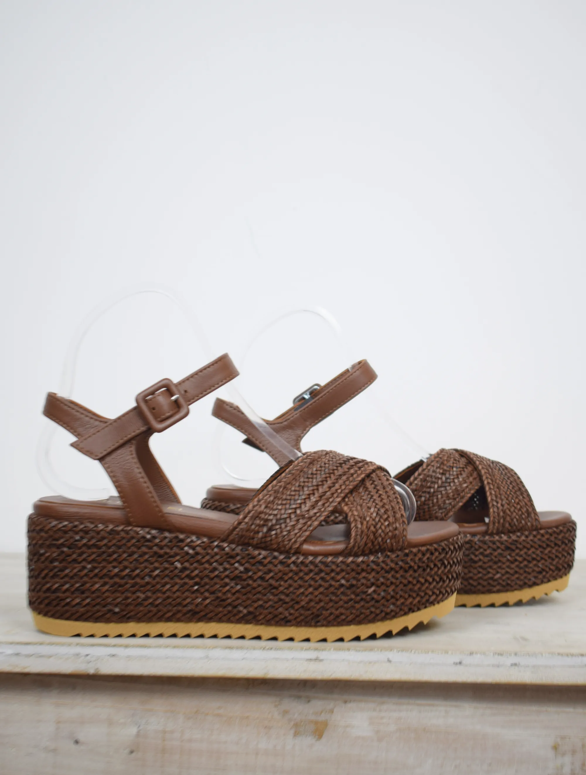 Jaipur Raffia Sandal Pecan