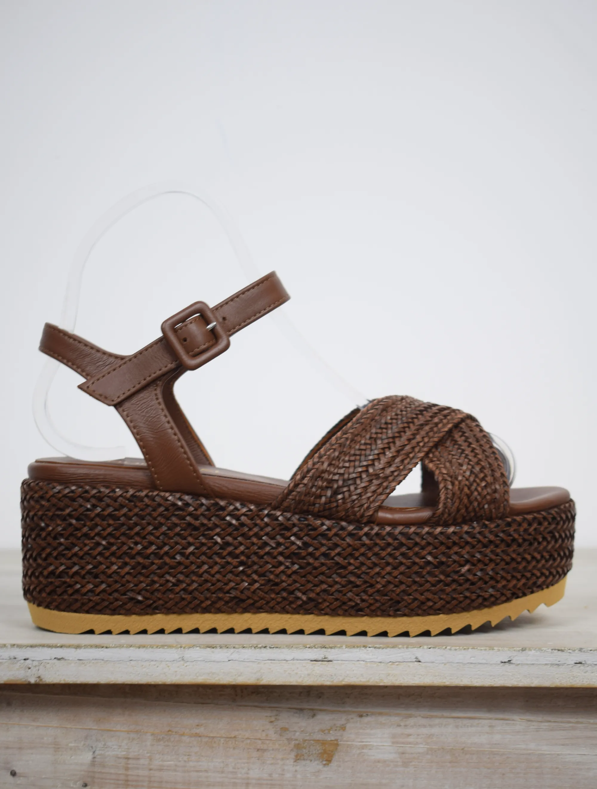 Jaipur Raffia Sandal Pecan