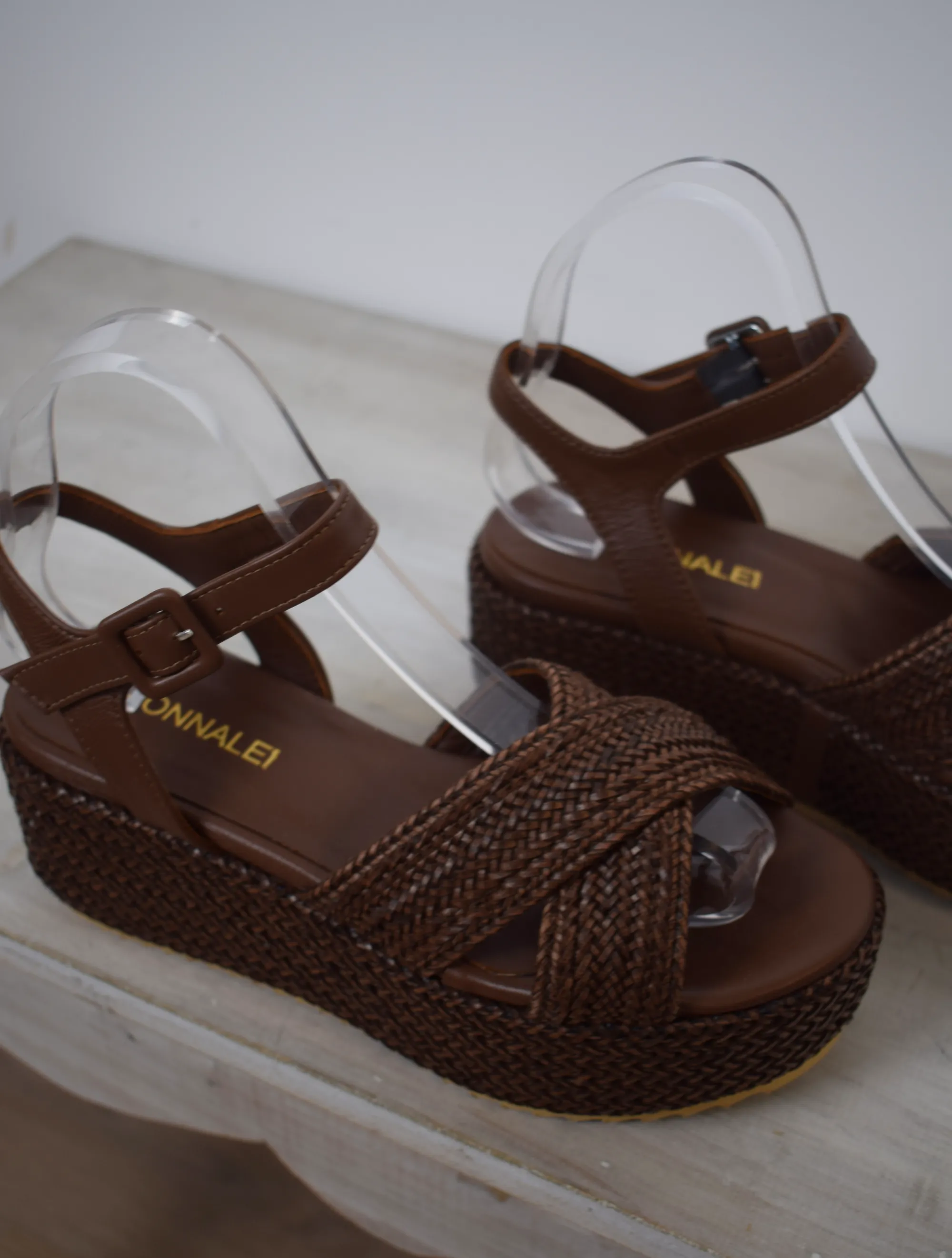 Jaipur Raffia Sandal Pecan