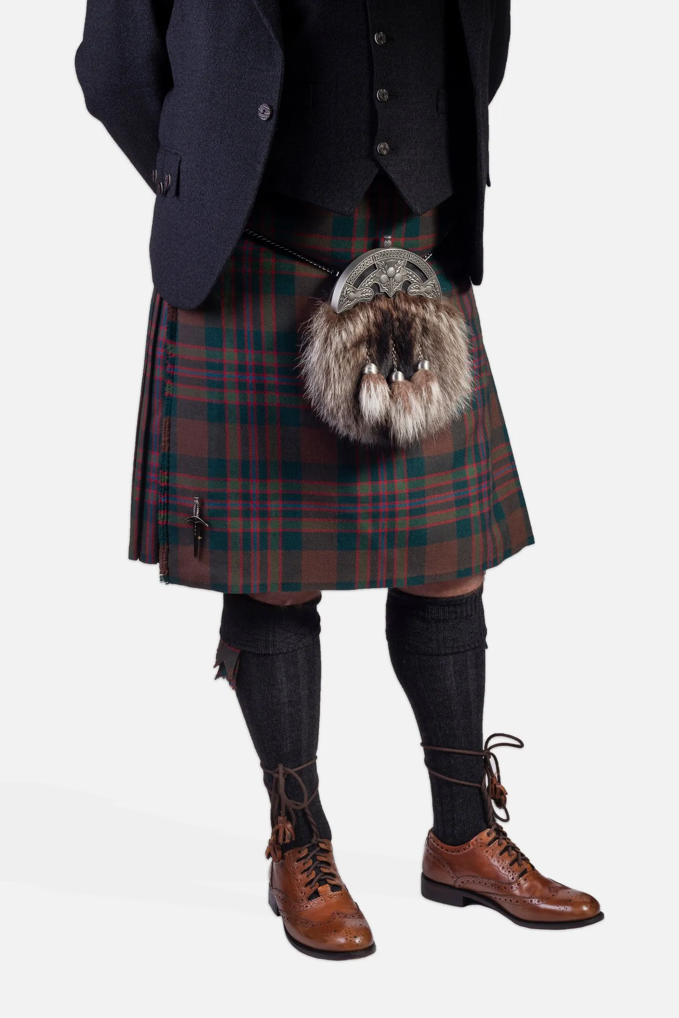 John Muir Way / Charcoal Holyrood Kilt Hire Outfit