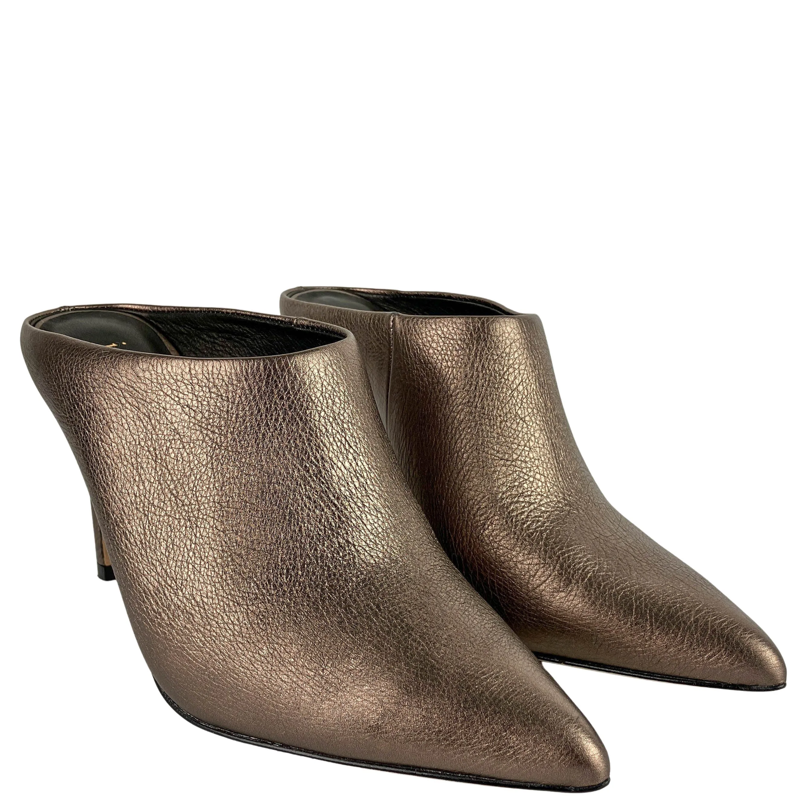 Joie Alinie Mules in Metallic Bronze