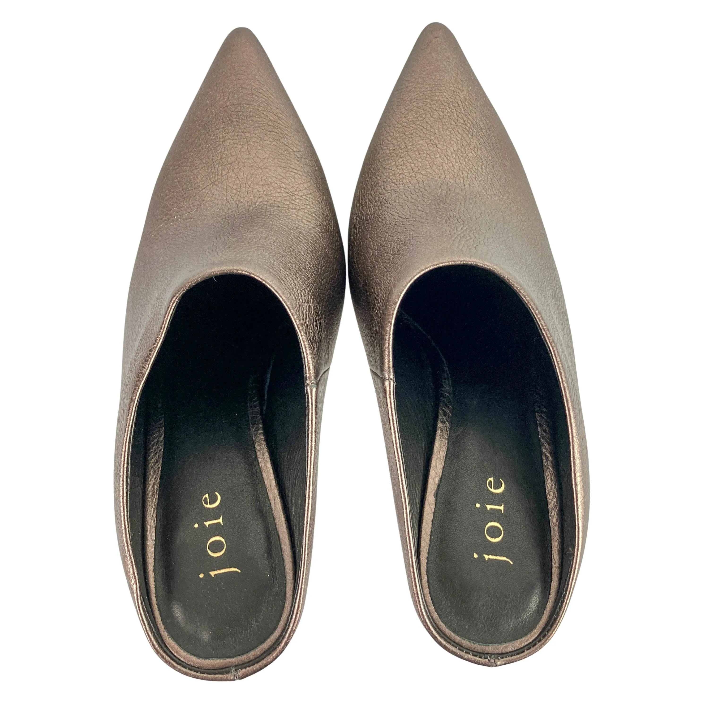 Joie Alinie Mules in Metallic Bronze