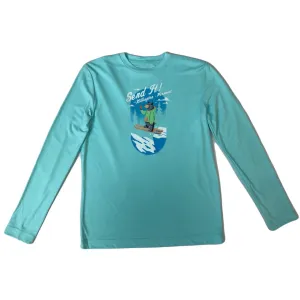 Killington Logo "Send It" Bear Youth Performance Tech Long Sleeve TShirt