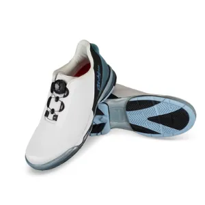 KR Strikeforce TPC Hype Unisex Right Hand Wide White/Black/Sky Bowling Shoes