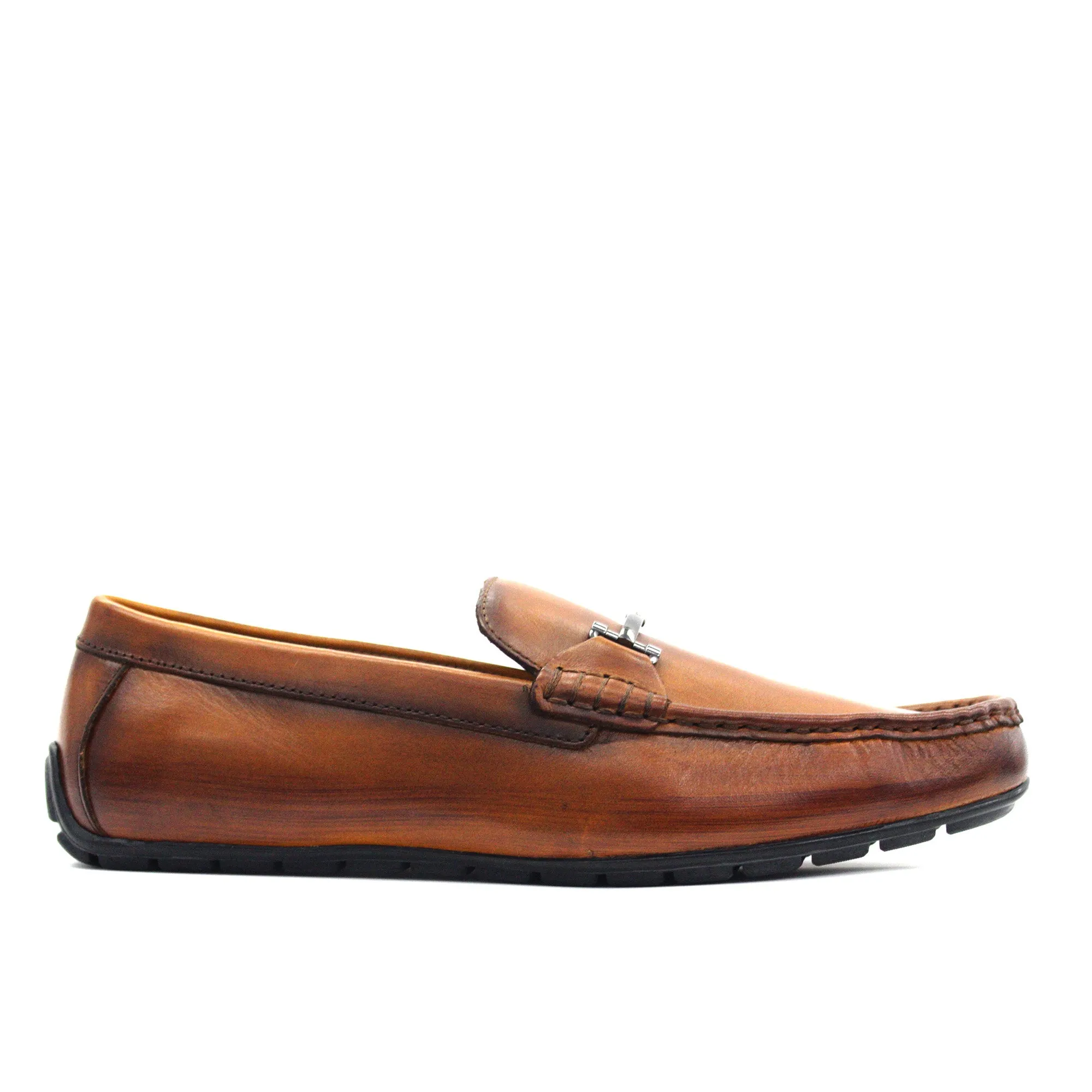 LA MILANO,MOC TOE-SLIP ON-SHOES-A120074-COGNAC